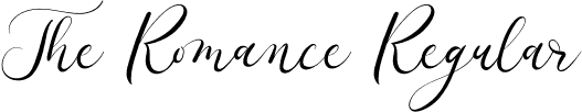 The Romance Regular font | The Romance.otf