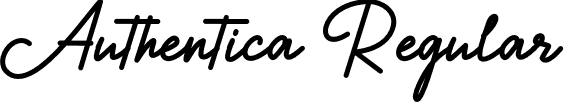 Authentica Regular font | Authentica.otf