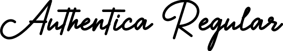 Authentica Regular font | Authentica.ttf