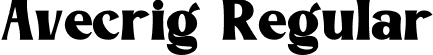 Avecrig Regular font | Avecrig-GOgaq.ttf