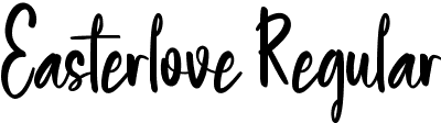 Easterlove Regular font | Easterlove.ttf