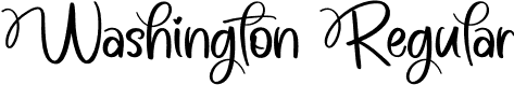 Washington Regular font | Washington.otf