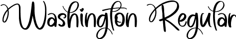 Washington Regular font | Washington.ttf