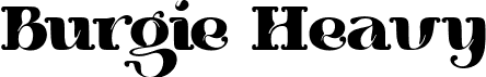 Burgie Heavy font | BurgieHeavy-1GYe4.ttf