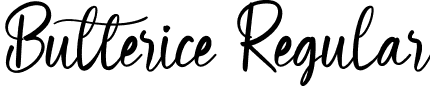 Butterice Regular font | Butterice.otf