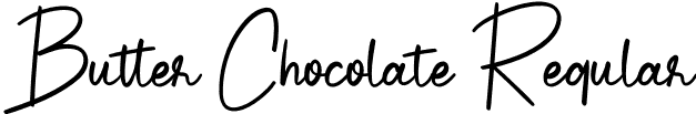 Butter Chocolate Regular font | Butter Chocolate.otf