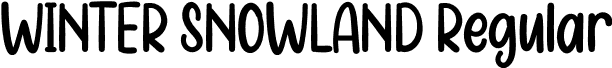 WINTER SNOWLAND Regular font | WINTER SNOWLAND.otf