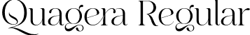 Quagera Regular font | quageraregular-jebd9.otf