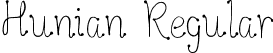 Hunian Regular font | Hunian.ttf