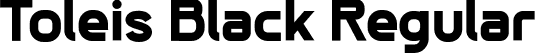 Toleis Black Regular font | Toleis-Black.otf