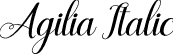 Agilia Italic font | Agilia Italic.otf