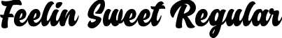 Feelin Sweet Regular font | FeelinSweet-2O3PW.ttf