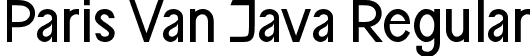 Paris Van Java Regular font | ParisVanJava-515OB.ttf