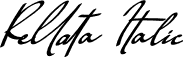 Rellata Italic font | Rellata Italic.otf