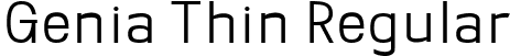 Genia Thin Regular font | Geniapersonaluse-Thin.ttf