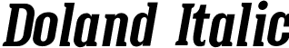 Doland Italic font | Doland-Italic.otf