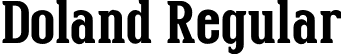 Doland Regular font | Doland-Regular.otf