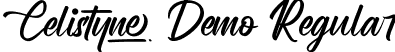 Celistyne Demo Regular font | CelistyneDemoRegular.ttf