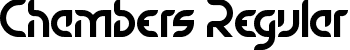 Chambers Regular font | Chambers.otf