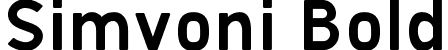 Simvoni Bold font | SimvoniBold-L3m7g.ttf