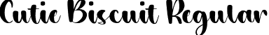 Cutie Biscuit Regular font | Cutie Biscuit.otf