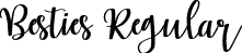 Besties Regular font | BestiesRegular-x399V.otf