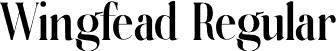 Wingfead Regular font | Wingfead-gx4xp.otf