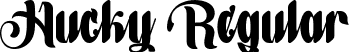 Hucky Regular font | Hucky-Regular.ttf