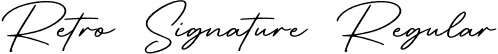 Retro Signature Regular font | RetroSignature-2ODoK.otf