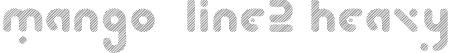 Mango_line2 Heavy font | Mango_line2-Heavy.otf