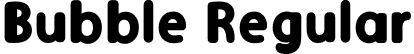 Bubble Regular font | Bubble.otf