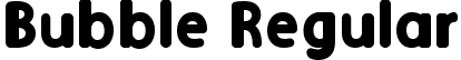 Bubble Regular font | Bubble.ttf