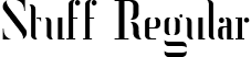 Stuff Regular font | Stuff Font.ttf