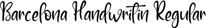 Barcelona Handwritin Regular font | Barcelona Handwritin.otf