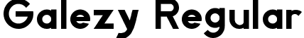 Galezy Regular font | Galezy.ttf