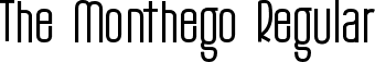 The Monthego Regular font | The Monthego.otf