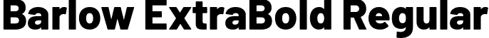 Barlow ExtraBold Regular font | Barlow-ExtraBold.ttf