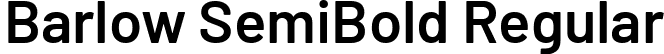 Barlow SemiBold Regular font | Barlow-SemiBold.ttf