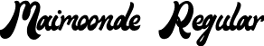 Maimoonde Regular font | maimoonde.ttf