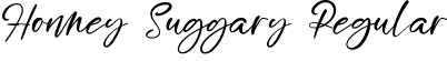 Honney Suggary Regular font | Honney Suggary.otf