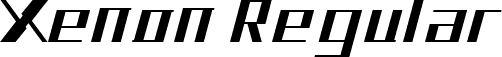 Xenon Regular font | Xenon-Regular.ttf