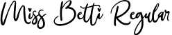 Miss Betti Regular font | Miss Betty.otf