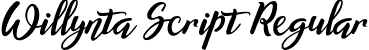 Willynta Script Regular font | Willynta script demo.otf