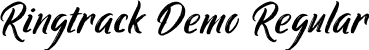 Ringtrack Demo Regular font | ringtrack demo.ttf