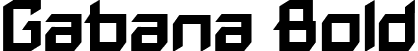 Gabana Bold font | Gabana-Bold.ttf