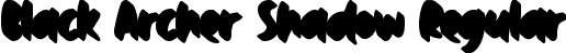 Black Archer Shadow Regular font | BlackArcherShadow-MVB3x.ttf