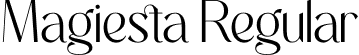 Magiesta Regular font | Magiesta.otf