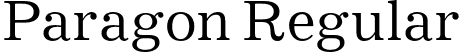 Paragon Regular font | Paragon-Regular.otf