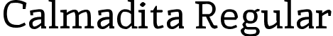 Calmadita Regular font | calmadita-regular.ttf