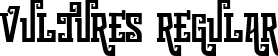 vultures Regular font | Vultures-demo-Regular.ttf